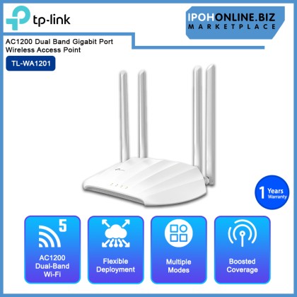 TP-LINK TL-WA1201 AC1200 Dual Band Gigabit Port Wireless Access Point